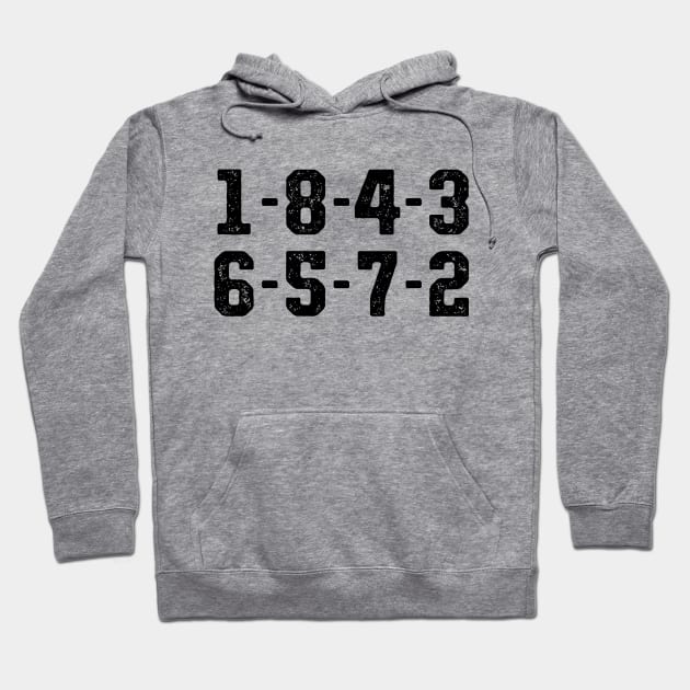 1-8-4-3-6-5-7-2 Hoodie by danterjad